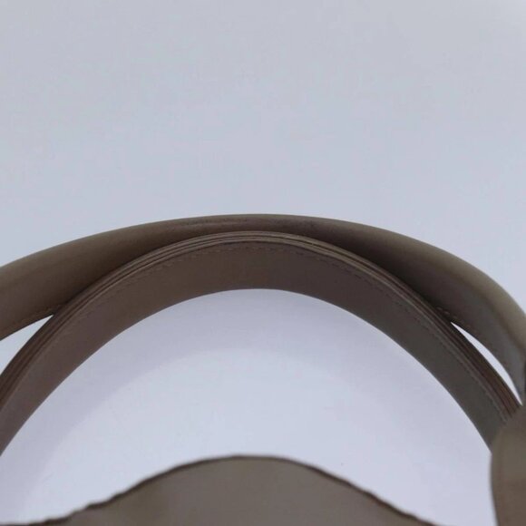 BALENCIAGA Navy Cabas Hand Bag Leather Gray 339933 Auth 80962M - Picture 5 of 15